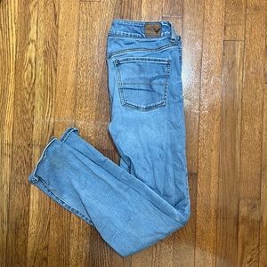American Eagle straight super stretch jeans